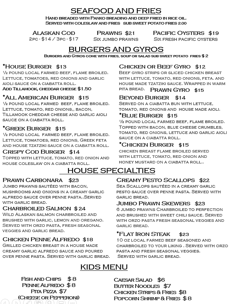 The Hook, Seafood and Spirits Restaurant in Perrinville / Edmonds